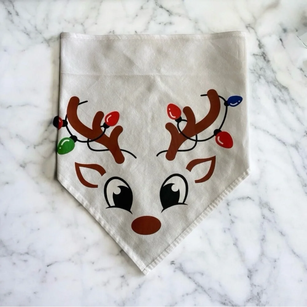 DOG Bandana - Rudolph - Size L Large